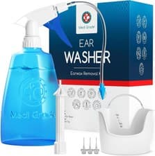 Image of Medi Grade Advanced Ear Cleaner Ear Wax Remover Bottle, 500ml - Large Capacity