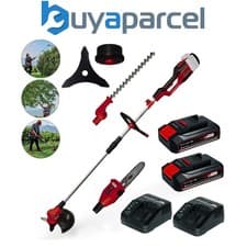 Image of Einhell GE-LM 36/4in1 18v 36v Cordless Brushless High Reach Multi Tool 2x 2.5ah