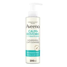 Image of Aveeno Calm and Restore Nourishing Oat Cleanser 200ml Gentle Formula