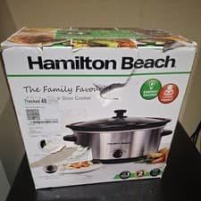 Image of The Comfort Cook by Hamilton Beach Slow Cooker, 3.5L Silver, HBSC040S