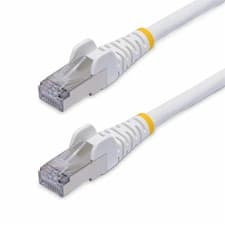 Image of StarTech.com 15m White CAT8 Ethernet Cable Snagless RJ45 25G/40G 2000MHz 100W Po