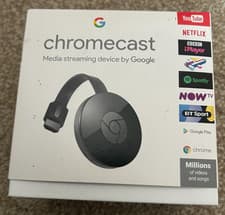 Image of Google Chromecast (2nd Generation) Media Streaming device by Google BOXED