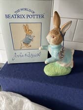 Image of Beatrix Potter Peter Rabbit Figure New In Original Box