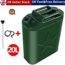 Image of 20L Heavy Duty Jerry Can Car Fuel Petrol Diesel Storage Oil Container With Spout