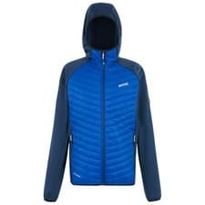 Image of Regatta Mens Andreson Hybrid Synthetic Insulated Hooded Jacket - Snorkel Blue