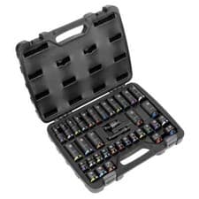 Image of Sealey Premier 36 Piece 3/8" Sq Drive Impact Socket Set Colour-Coded , AK5633M