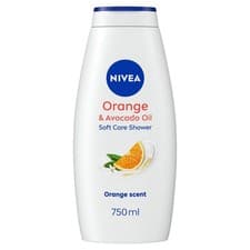 Image of NIVEA Orange & Avocado Shower Cream (750ml) Moisturising Shower Gel with Avocado