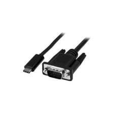 Image of 1m StarTech USB-C to VGA Adapter Cable - 1m (3 ft.) - 1920x1200 CDP2VGAMM1MB