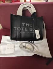 Image of Brand New MARC JACOBS The Small leather tote Bag Black