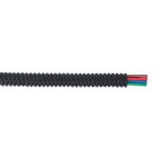Image of Sealey CTS07200 Split Convoluted Cable Sleeving Split 7-10mm 200m