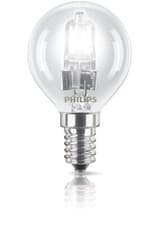 Image of Philips 18W = 23W SES/E14 Energy Saver Halogen Round Clear Golf Ball