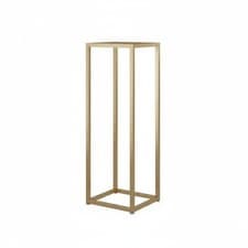 Image of Metal Plant Stand Space Saving Potted Plant Holder Sturdy Construction