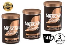Image of 3x Nescafe Gold Blend Roastery Collection Dark Roast Premium Instant Coffee 95g