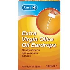 Image of Care Olive Oil Ear Drops 10ml Soothes & Softens Earwax, Natural Ear Care