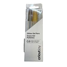 Image of Cricut Joy Glitter Gel Pen Set 3/Pkg Black, Gold & Silver 0.8
