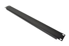 Image of 1 U 19” Blank Rack Panel With Black Finish