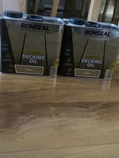Image of 2 X Ronseal Nourishing Decking Oil Natural 2.5L