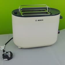 Image of Bosch MyMoment Delight Compact 2-Slice Toaster Wth Crumb Tray - Cream TAT2M127GB
