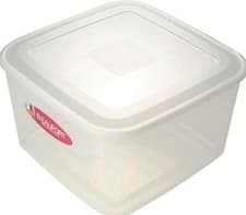 Image of Beaufort Food Cake Dessert Storage Plastic Kitchen Clear Container with Lid- 13L