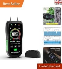 Image of Lightweight Wood Moisture Meter with Instant Battery Included for Easy Usage