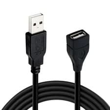 Image of USB 2.0 Extender Extension Cable Cord Type A Male to Female HIGH SPEED [UK]