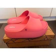 Image of Stunning Chunky Platform Mules by 'Melissa', Size 5, Pink Colour, New in Box