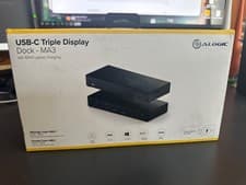 Image of NEW ALOGIC USB-C Triple Display Dock - MA3. New, opened box