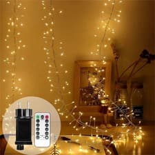 Image of 36M Cluster LED String Fairy Lights Wire Outdoor Christmas Party Light Garland