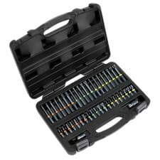Image of Sealey AK21901 TRX-Star Hex Spline Bit Set Impact 42 Pieces 3/8" 1/2" Drive