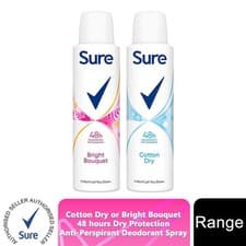 Image of Sure Women Motion Sense Antiperspirant Deodorant, 3,6 or 12 Pack, 150ml