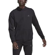 Image of Adidas Mens Full Zip Aeroready Training Hoodie / Black / RRP £60