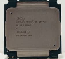 Image of 14 Core CPU Intel Xeon E5-2697 V3 14 Cores 2.60Ghz 35MB CPU - SR1XF