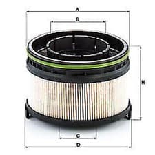 Image of FUEL FILTER MANN-FILTER PU 11 001 Z KIT FOR MERCEDES-BENZ