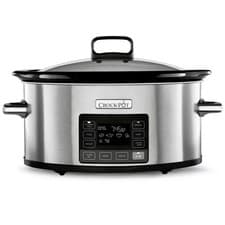 Image of Crockpot 5.6L Time Select Digital Slow Cooker | Stainless Steel | CSC066