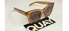 Image of Quay After Hours Crystal Caramel Smoke Taupe Sunglasses