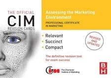 Image of CIM Revision Cards: Assessing the Marketing Environment by Diana Luck NEW