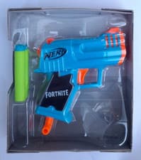 Image of NERF FORTNITE MICROSHOTS MICRO HC-R TOY BLASTER + 2 ELITE DARTS BRAND NEW NO BOX