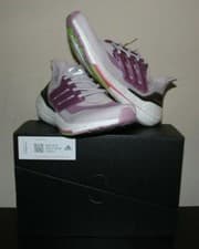 Image of ADIDAS WOMEN'S ULTRABOOST 21 ICE PURPLE/CLOUD WHITE/ROSE TONE S23831 Sz 6 NIB