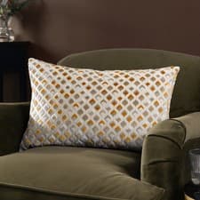 Image of Paoletti Lexington Velvet Jacquard Cushion