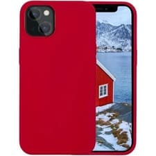 Image of Dbramante1928 Greenland Slim Back Case for Apple iPhone 13 – Red