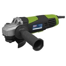 Image of Sealey SG115E Angle Grinder 115mm 750W 230V Green Heavy Duty