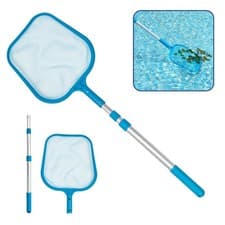 Image of BESTWAY MAINTENANCE SWIMMING POOL CLEANER KIT HAND HELD VACUUM SKIMMER 80" WATER