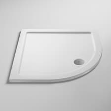 Image of Pearlstone White Quadrant Shower Tray 700mm x 700mm