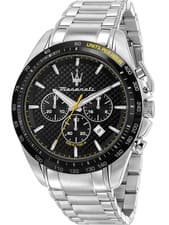 Image of Maserati R8873612042 Traguardo Chronograph mens watch 45mm 10ATM