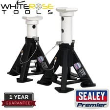 Image of Sealey Axle Stands (Pair) Premier 7tonne Capacity Per Stand Short Mechanic