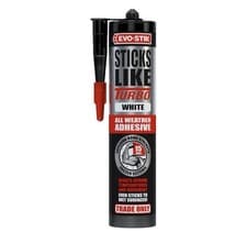 Image of EVO-STIK STICKS LIKE SH*T TURBO SOLVENT-FREE GRAB ADHESIVE WHITE 290ml