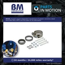 Image of Exhaust Pipe Fitting Kit fits MERCEDES E320 S211, W211 3.0D Centre 05 to 09 BM