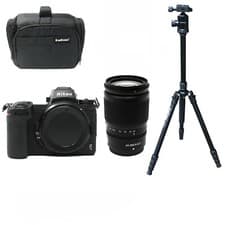 Image of Nikon Z7 II Mirrorless Camera with Z 24-200mm f/4-6.3 VR Lens + Bag + Tripod