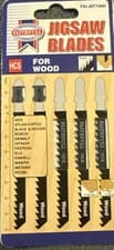 Image of  Faithfull Wood Jigsaw Blades Pack of 5 T144D FAIJBT144D