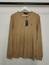 Image of Polo Ralph Lauren Long Sleeve T-shirt in Khaki M